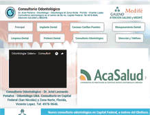 Tablet Screenshot of consultaodontologia.com.ar